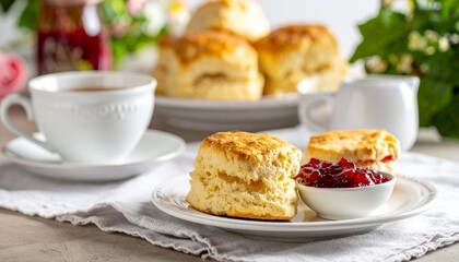 スコーンとミルクティーの優雅なティータイム5