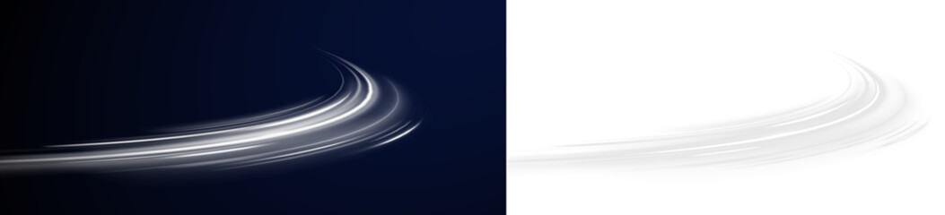 Road color line swirl light motion traffic speed city night.
