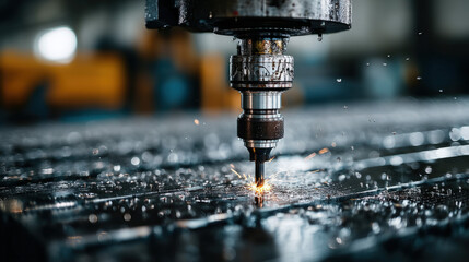 Worker using laser ablation for surface preparation