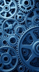 Intricate Gears - A Symphony of Mechanical Precision and Engineering Excellence.