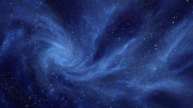 An ethereal view of a star-studded space with celestial nebulas