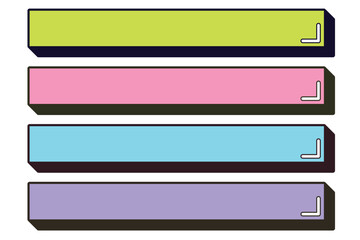 ネオポップなテロップベースセット