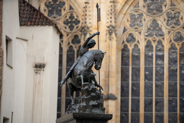 St Vitus Cathedral in Prague, Czech Republic