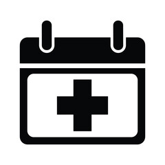 Medical appointment scheduled on calendar