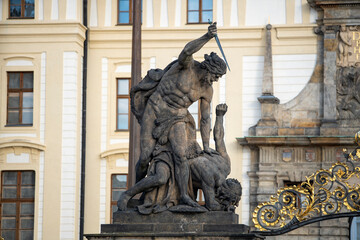 Matthias Gate sculptures Prague, Czech Republic