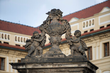 Obraz premium Matthias Gate sculptures Prague, Czech Republic
