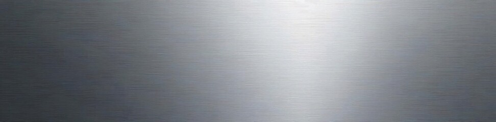 Brushed steel, fine linear grooves reflect light, elegant, modern, metallic
