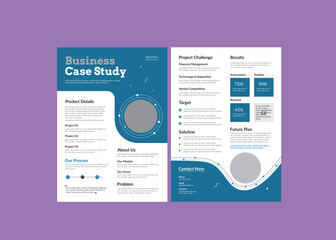 Elegant Case Study Template Layout