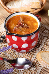 Traditional cabbage soup.