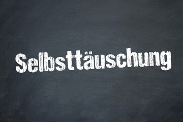 Fototapeta premium Selbsttäuschung 