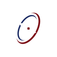 decorative simple oval logo