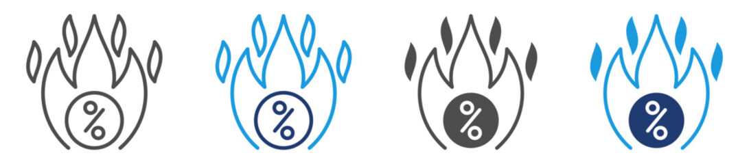 hot sale icon set with multiple style