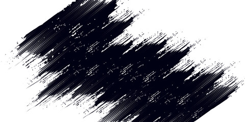 black grunge grain background, pointillism dots gradient or dotwork pattern, vector stipple effect. Grain noise halftone eps 10