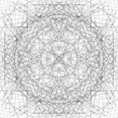 creative linear pattern, ornament, vector decoration