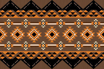 seamless pattern with geometric elements Ikat abstract ethnic art seamless pattern vintage style wallpaper, set, geometric, oriental, fabric, clothing, print, ornament, Aztec geometric, furniture