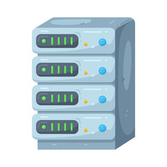  Illustration of Four Servers