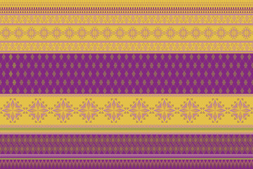 thai style fabric Ikat abstract ethnic art seamless pattern vintage style wallpaper, set, geometric, oriental, fabric, clothing, print, ornament, Aztec geometric, furniture