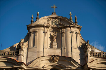Prague streets and statues