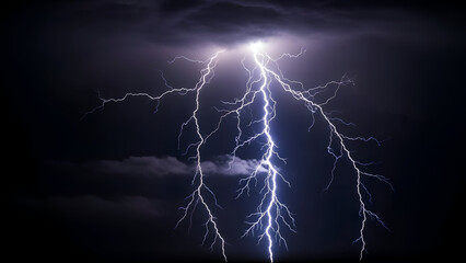 A thunder, overlay, lightning, storm, electric PNG. This thunder, lightning effect, creates a unique transparent PNG. Use it as an overlay for a dramatic weather scene