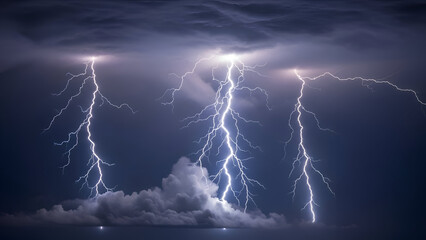 A thunder, overlay, lightning, storm, electric PNG. This thunder, lightning effect, creates a unique transparent PNG. Use it as an overlay for a dramatic weather scene