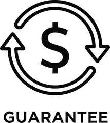 Money back guarantee logo design