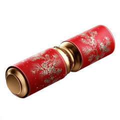 Party cracker soft 3D Christmas cracker with red & gold design