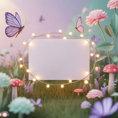 Simple Professional 3D Invitation Card Mockup Layout