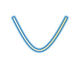 Smooth Curved Line PNG | Minimal Abstract Wave Stroke