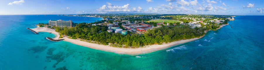 Drill Hall Beach Panoramic Aerial