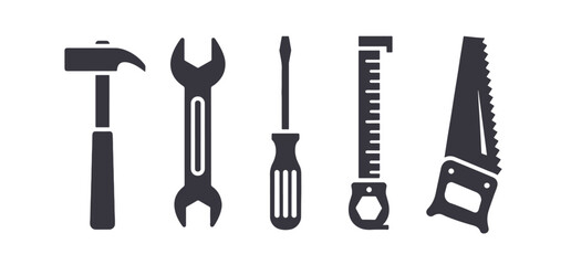 tool symbol. gear icon collection


