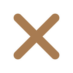 Cross Icon for Close, Cancel and Delete Button in User Interface Design