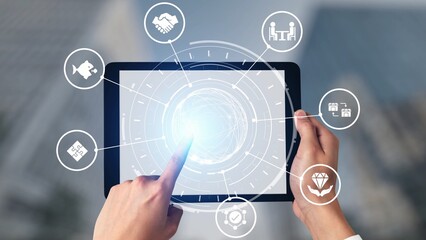 Business concept icons showing mergers and acquisitions, partnership, investment, and growth. mergers and acquisitions creates synergy, supports expansion, and drives corporate value. Gist