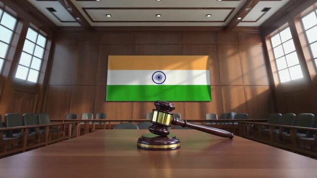 Courtroom in India.