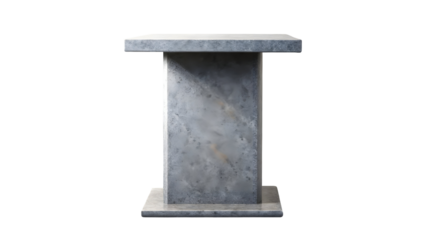 marble column isolated on white