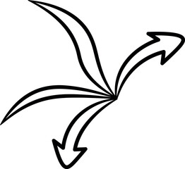 A sprout growing inside a human head outline representing personal growth and new ideas