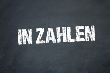 Fototapeta premium in Zahlen 