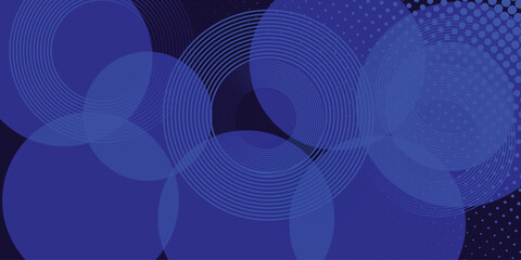 Abstract blue modern background with. Dynamic geometric shapes. white pattern  for banner, wallpaper, cover Vector illustration .