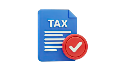 Tax Document Approved - Financial Concept