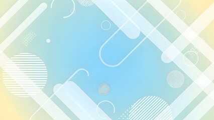 Abstract blue and white geometric pattern image