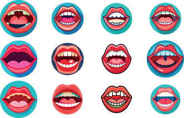 Human Anatomy Icon Set Featuring Heart, Liver, Kidney, Lungs, Intestine, Digestive System, Muscular System, Nervous System and Internal Organs &ndash; Flat Medical Vector Illustration for Healthcare, Educat