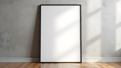 Plain Advertising Board on Wall