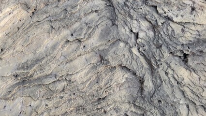 CloseUp of Rough Rock Surface with Natural Markings