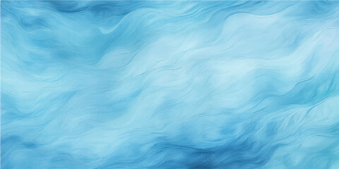 Soft blue abstract background featuring a bright liquid texture with flowing ripples and nature inspired waves reminiscent of a calm ocean surface or a cold winter sky