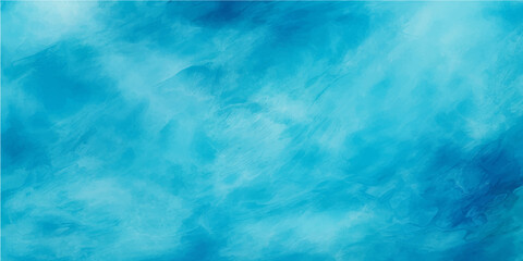 A bright blue sky with fluffy white clouds and clear summer sunlight creates a beautiful nature cloudscape background in the open air