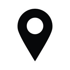 A set of vector illustration map pointer icons for location and GPS navigation design elements