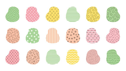 Colorful Abstract Shapes Pattern - Seamless Background Design for Creative Projects