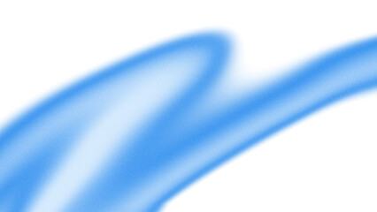 Abstract element of a glowing blue liquid watercolor wave gradient with noise texture