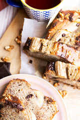 healthy banana bread