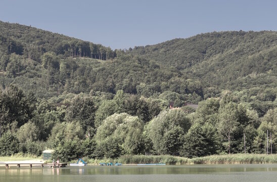 lake in the mountains
