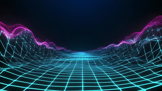 Space-Time Grid Simulation
